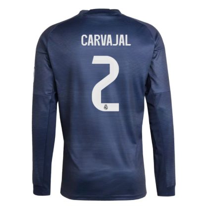Real Madrid Away CARVAJAL 2 Long Sleeve Jersey 25-26
