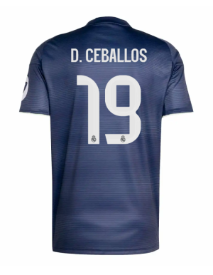 Real Madrid Away D. Ceballos 19 Jersey 25-26