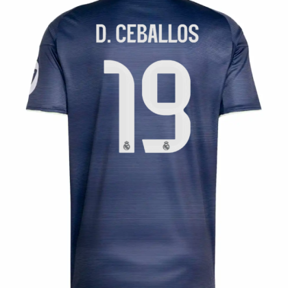 Real Madrid Away D. Ceballos 19 Jersey 25-26