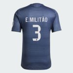 Real Madrid Away E. MILITÃO 3 Jersey 25-26 (Player Version)