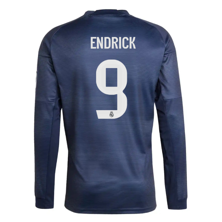 Real Madrid Away ENDRICK 9 Long Sleeve Jersey 25-26