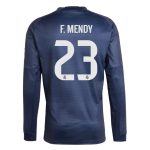 Real Madrid Away F. MENDY 23 Long Sleeve Jersey 25-26