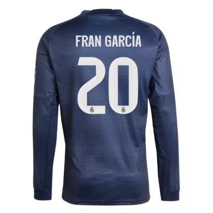 Real Madrid Away FRAN GARCÍA 20 Long Sleeve Jersey 25-26
