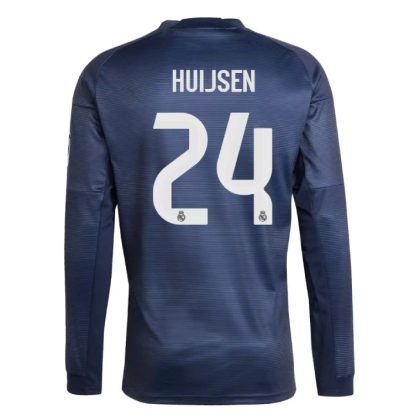 Real Madrid Away HUIJSEN 24 Long Sleeve Jersey 25-26