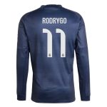 Real Madrid Away RODRYGO 11 Long Sleeve Jersey 25-26