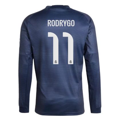 Real Madrid Away RODRYGO 11 Long Sleeve Jersey 25-26