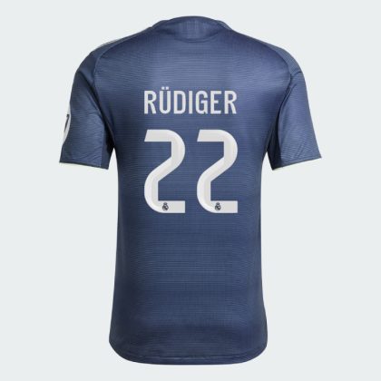Real Madrid Away RÜDIGER 22 Jersey 25-26 (Player Version)