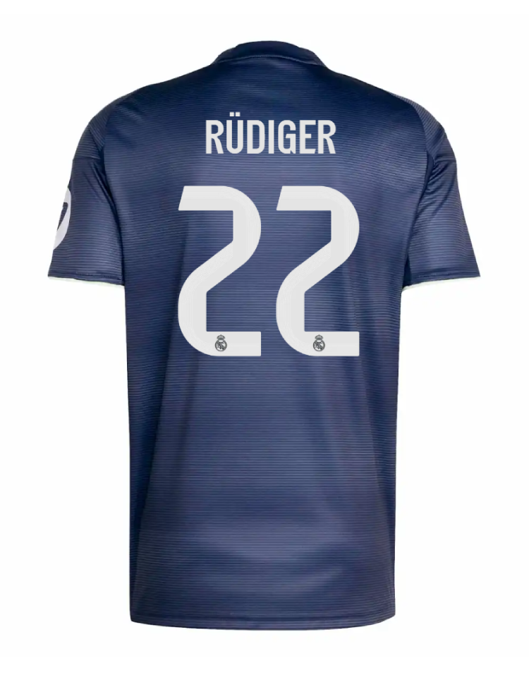 Real Madrid Away Rüdiger 22 Jersey 25-26