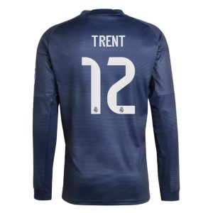 Real Madrid Away TRENT 12 Long Sleeve Jersey 25-26