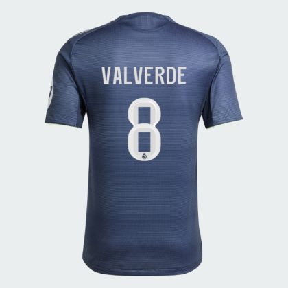 Real Madrid Away VALVERDE 8 Jersey 25-26 (Player Version)