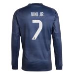 Real Madrid Away VINI JR. 7 Long Sleeve Jersey 25-26