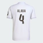 Real Madrid Home ALABA 4 Jersey 25-26 (Player Version)