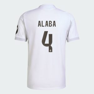 Real Madrid Home ALABA 4 Jersey 25-26 (Player Version)