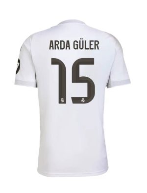 Real Madrid Home Arda Güler 15 Jersey 25-26