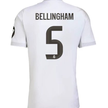 Real Madrid Home Bellingham 5 Jersey 25-26