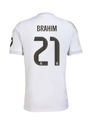 Real Madrid Home Brahim 21 Jersey 25-26