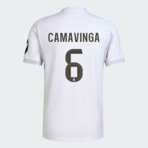 Real Madrid Home CAMAVINGA 6 Jersey 25-26 (Player Version)