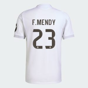 Real Madrid Home F. MENDY 23 Jersey 25-26 (Player Version)