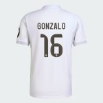 Real Madrid Home GONZALO 16 Jersey 25-26 (Player Version)