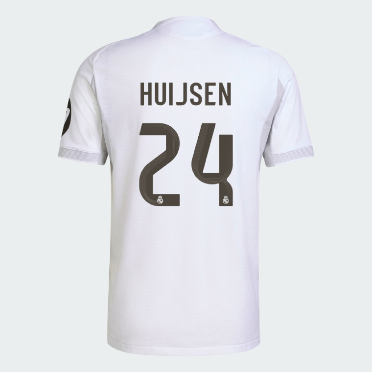 Real Madrid Home HUIJSEN 24 Jersey 25-26 (Player Version)