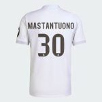 Real Madrid Home MASTANTUONO 30 Jersey 25-26 (Player Version)