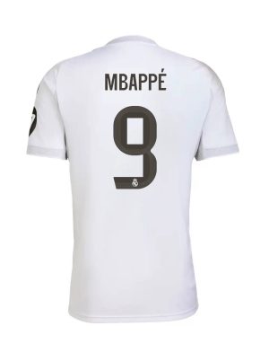 Real Madrid Home Mbappé 9 Jersey 25-26