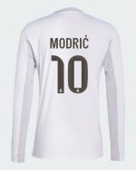 Real Madrid Home Modrić 10 Long Sleeve Jersey 25-26