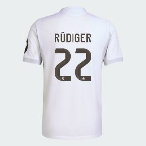 Real Madrid Home RÜDIGER 22 Jersey 25-26 (Player Version)