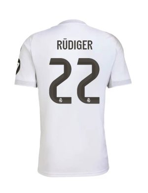 Real Madrid Home Rüdiger 22 Jersey 25-26