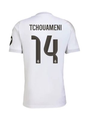 Real Madrid Home Tchouameni 14 Jersey 25-26