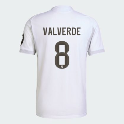 Real Madrid Home VALVERDE 8 Jersey 25-26 (Player Version)
