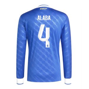 Real Madrid Third ALABA 4 Long Sleeve Jersey 25-26
