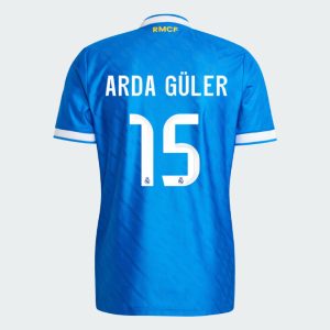 Real Madrid Third ARDA GÜLER 15 Jersey 25-26 (Player Version)
