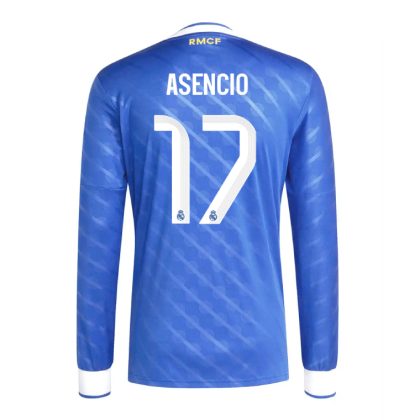 Real Madrid Third ASENCIO 17 Long Sleeve Jersey 25-26