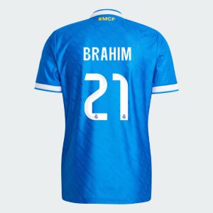 Real Madrid Third BRAHIM 21 Jersey 25-26 (Player Version)
