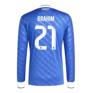 Real Madrid Third BRAHIM 21 Long Sleeve Jersey 25-26