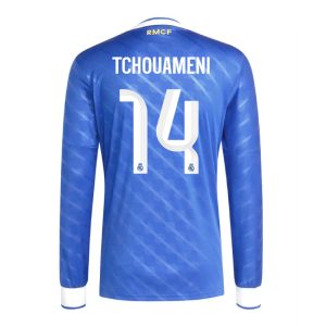Real Madrid Third TCHOUAMENI 14 Long Sleeve Jersey 25-26