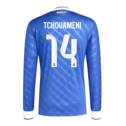 Real Madrid Third TCHOUAMENI 14 Long Sleeve Jersey 25-26