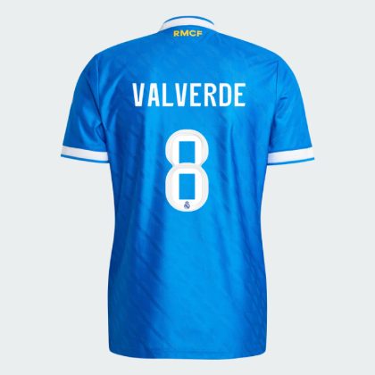 Real Madrid Third VALVERDE 8 Jersey 25-26 (Player Version)