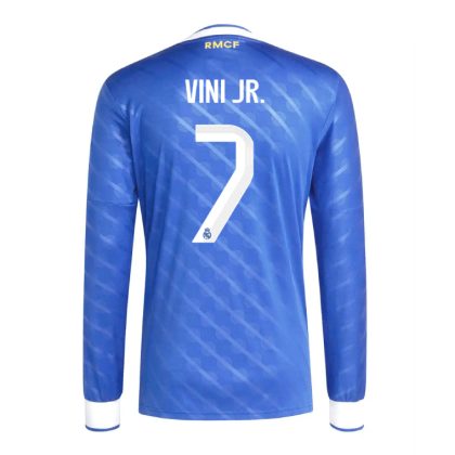 Real Madrid Third VINI JR. 7 Long Sleeve Jersey 25-26