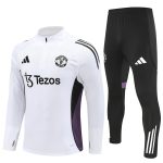 Manchester United White Training Suit Kit 25-26