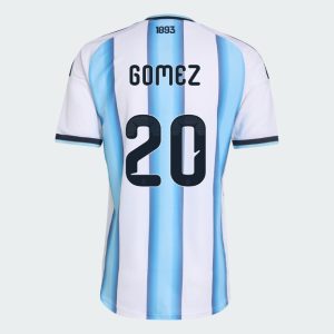 Argentina Home GOMEZ 20 World Cup Jersey 2026 (Player Version)