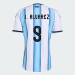Argentina Home J. ALVAREZ 9 World Cup Jersey 2026 (Player Version)