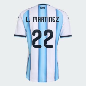 Argentina Home L. MARTINEZ 22 World Cup Jersey 2026 (Player Version)