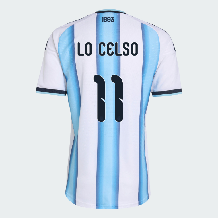 Argentina Home LO CELSO 11 World Cup Jersey 2026 (Player Version)