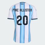 Argentina Home MAC ALLISTER 20 World Cup Jersey 2026 (Player Version)