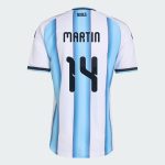 Argentina Home MARTIN 14 World Cup Jersey 2026 (Player Version)