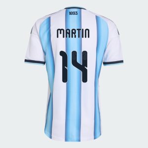 Argentina Home MARTIN 14 World Cup Jersey 2026 (Player Version)