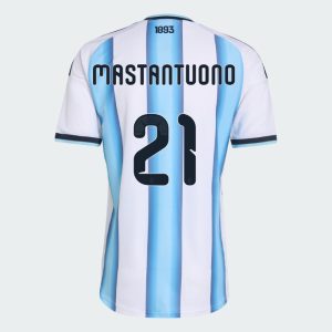 Argentina Home MASTANTUONO 21 World Cup Jersey 2026 (Player Version)