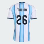 Argentina Home MOLINA 26 World Cup Jersey 2026 (Player Version)